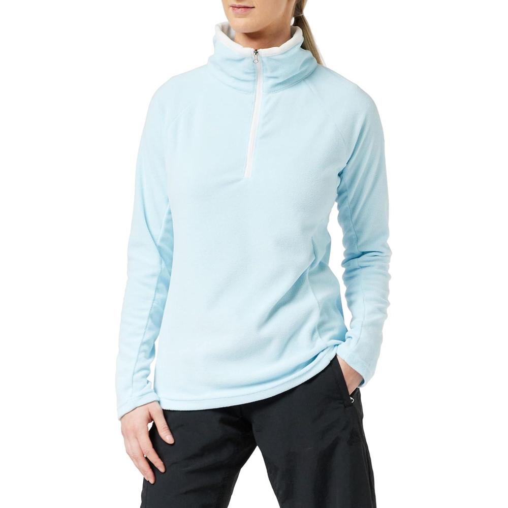 imageColumbia Womens Glacial Iv Half ZipSpring BlueWhite