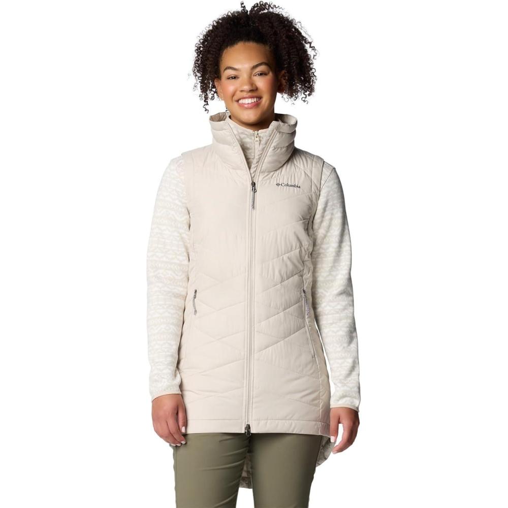 imageColumbia Womens Heavenly Ii Long VestDark Stone