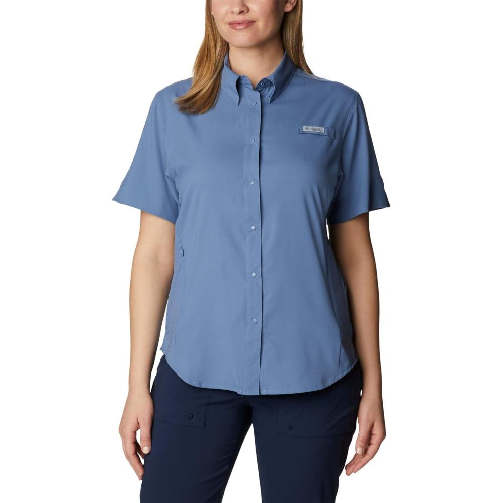 imageColumbia Womens PFG Tamiami II Short Sleeve ShirtBluestone