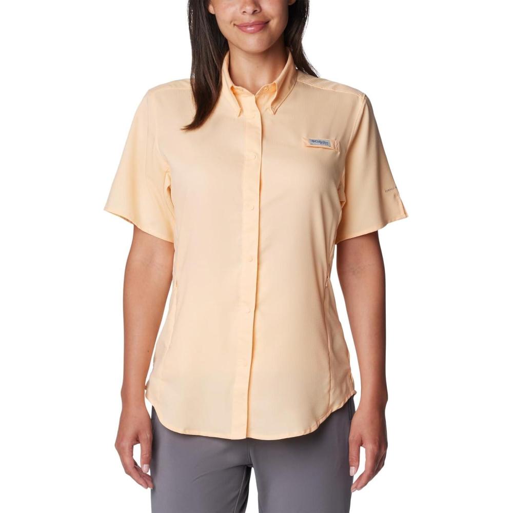 imageColumbia Womens PFG Tamiami II Short Sleeve ShirtPeach Fizz