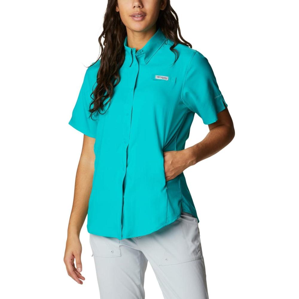 imageColumbia Womens PFG Tamiami II Short Sleeve ShirtTropic Water