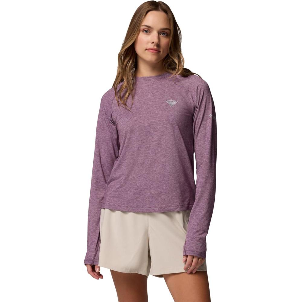 imageColumbia Womens PFG Uncharted Knit Long SleeveDusty Purple Heather