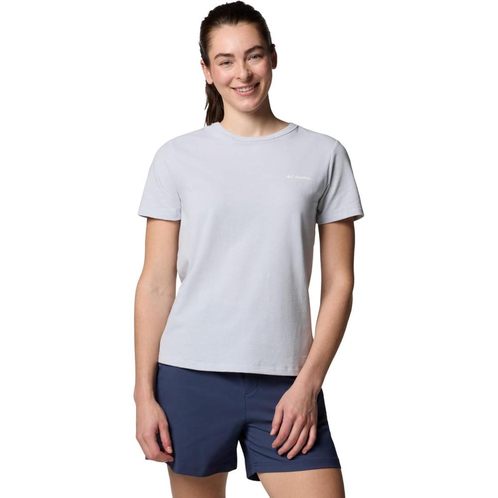 imageColumbia Womens Sun Trek Short Sleeve IiCirrus Grey Heather