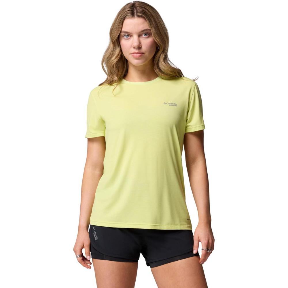 imageColumbia Womens W Endless Trail Running Tech TeeNeon Light