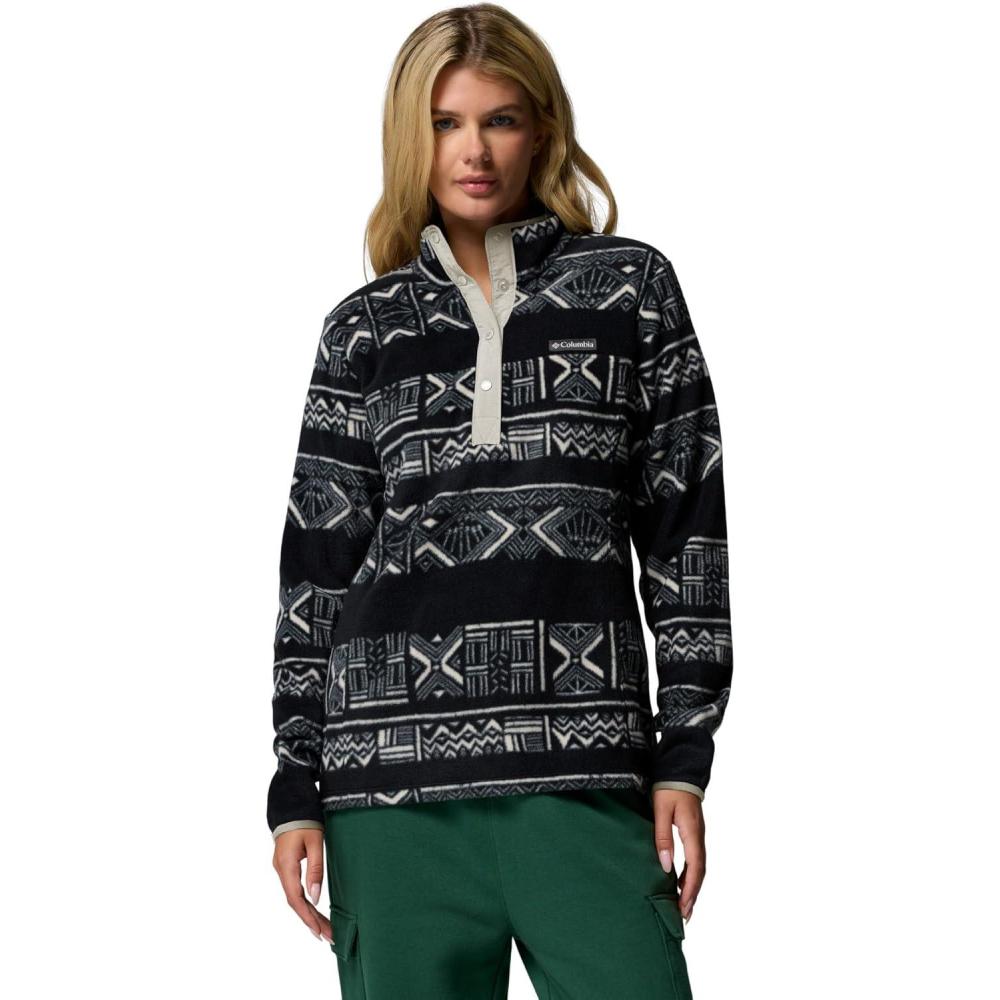 imageColumbia womens Benton Springs Printed 12 SnapBlack Deschutes Days