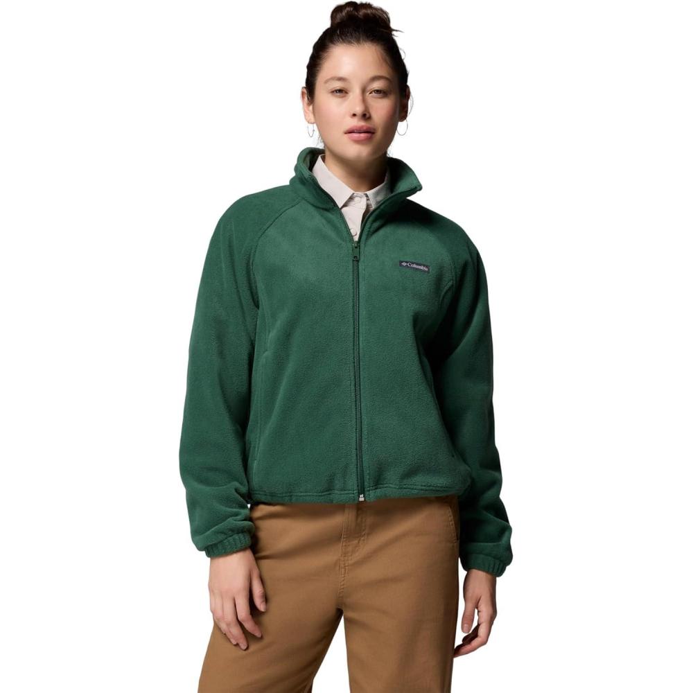 imageColumbia womens Benton Springs Relaxed Full ZipRain Forest