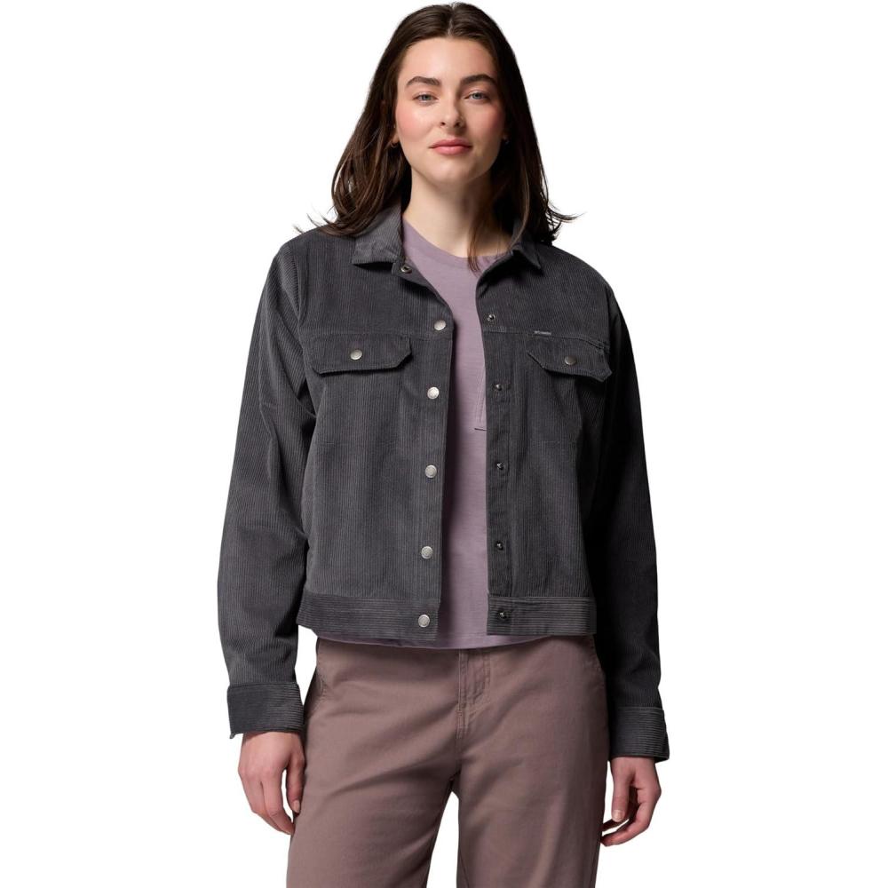imageColumbia womens Blue Point Creek Short Corduroy Shirt JacketShark