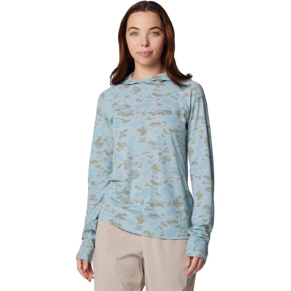 imageColumbia womens Pfg Uncharted HoodieCrushed Blue Uncharted Waters