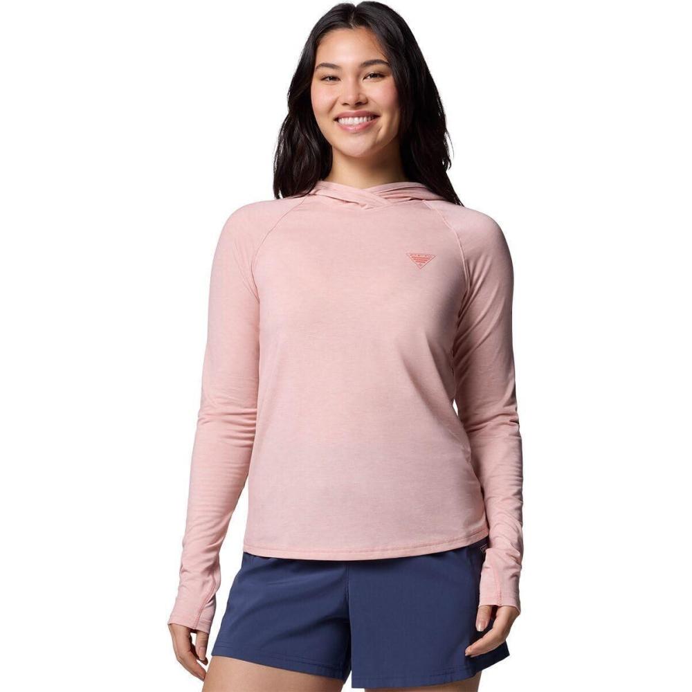 imageColumbia womens Pfg Uncharted HoodieFaux Pink Heather 2024