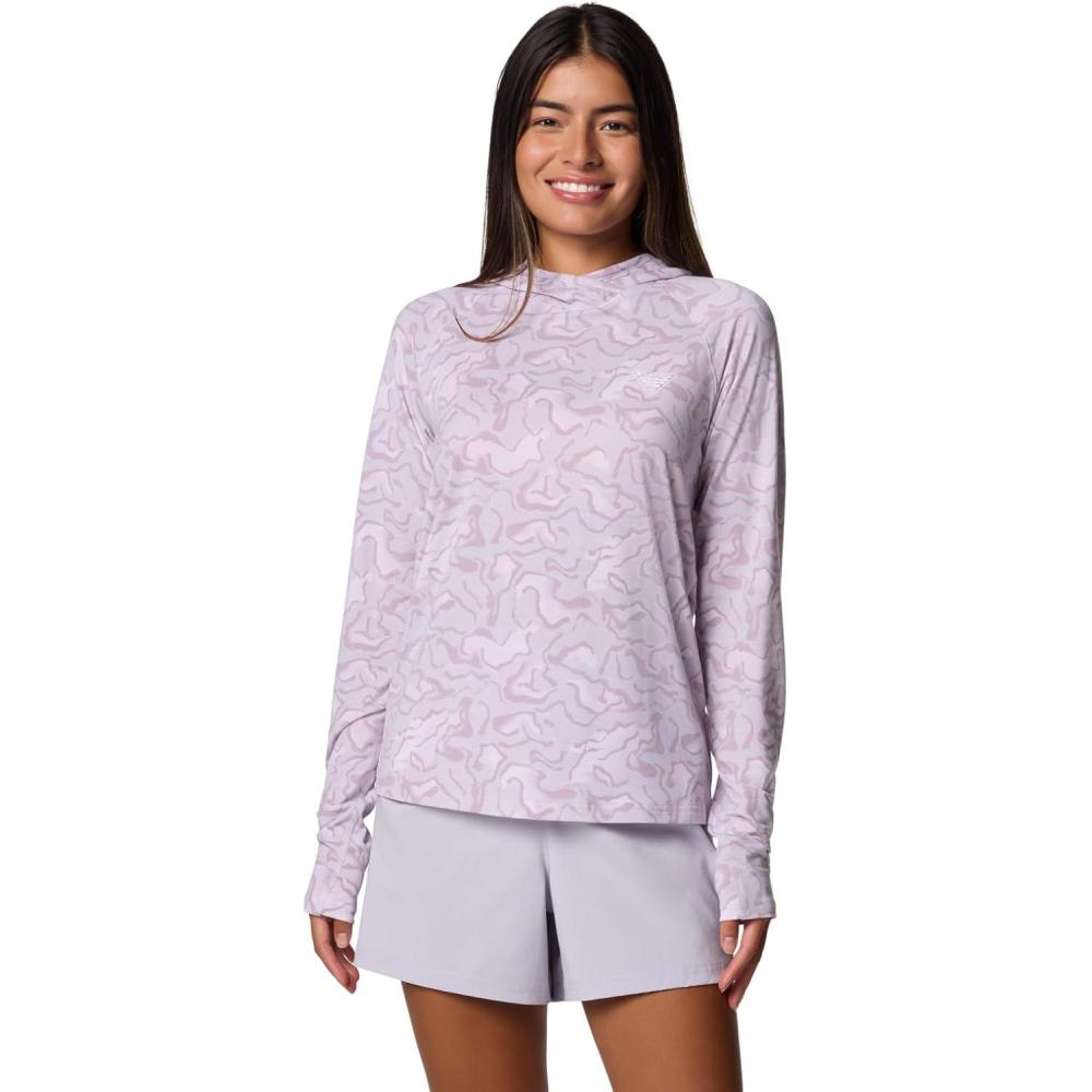 imageColumbia womens Pfg Uncharted HoodieLavender Pearl Swamplands