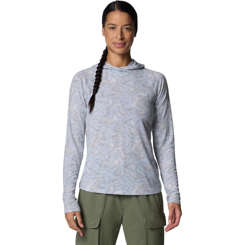 imageColumbia womens Pfg Uncharted HoodieNimbus Grey Swamplands