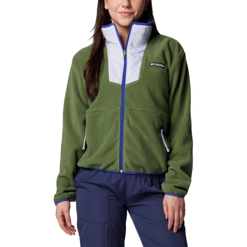 imageColumbia womens Sequoia Grove Full Zip FleeceCanteenSnowdriftClematis Blue