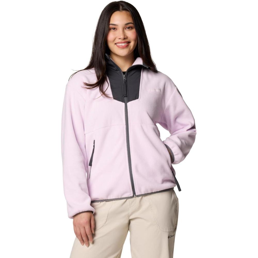 imageColumbia womens Sequoia Grove Full Zip FleecePink DawnSharkCity Grey