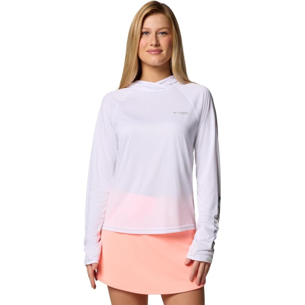 imageColumbia womens Tidal Light II HoodieAgateSatin Pink Logo