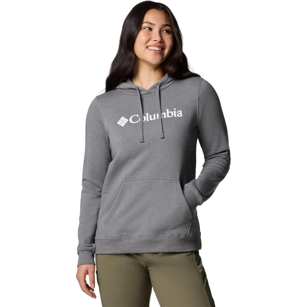 imageColumbia womens Trek Graphic HoodieCity Grey HeatherGem Columbia
