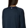 Columbia NCAA Womens Collegiate Tidal Tee Ls Shirt(Aub – Collegiate Navy  Spark Orange)
