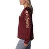 Columbia NCAA Womens Collegiate Tidal Tee Ls Shirt(Fsu – Cabernet  Sierra Tan)