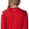 Columbia NCAA Womens Collegiate Tidal Tee Ls Shirt(Uga – Bright Red  White)
