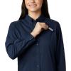 Columbia Sportswear Women’s Plus-Size Tamiami II Long Sleeve Shirt(Collegiate Navy)