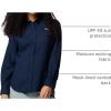 Columbia Sportswear Women’s Plus-Size Tamiami II Long Sleeve Shirt(Collegiate Navy)