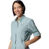 Columbia Sportswear Women’s Plus-Size Tamiami II Long Sleeve Shirt(Crushed Blue)