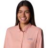 Columbia Sportswear Women’s Plus-Size Tamiami II Long Sleeve Shirt(Faux Pink)
