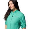 Columbia Sportswear Women’s Plus-Size Tamiami II Long Sleeve Shirt(Glaze Green)