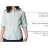 Columbia Sportswear Women’s Plus-Size Tamiami II Long Sleeve Shirt(Icy Morn)