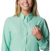 Columbia Sportswear Women’s Plus-Size Tamiami II Long Sleeve Shirt(Kelp)