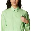 Columbia Sportswear Women’s Plus-Size Tamiami II Long Sleeve Shirt(Lime Glow)