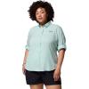 Columbia Sportswear Women’s Plus-Size Tamiami II Long Sleeve Shirt(Misty Jade)
