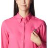 Columbia Sportswear Women’s Plus-Size Tamiami II Long Sleeve Shirt(Ultra Pink)