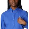 Columbia Sportswear Women’s Plus-Size Tamiami II Long Sleeve Shirt(Violet Sea)