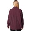 Columbia Womens Blue Point Creek Corduroy Shirt Jacket(Moonvista)