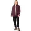 Columbia Womens Blue Point Creek Corduroy Shirt Jacket(Moonvista)