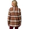 Columbia Womens Blue Point Creek Shirt Jacket(Camel Brown Macro Buffalo Check)