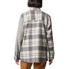 Columbia Womens Blue Point Creek Shirt Jacket(City Grey River Crossing Plaid/Mh)