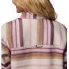 Columbia Womens Blue Point Creek Shirt Jacket(Dark Stone Hilltop Stripe)