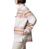 Columbia Womens Blue Point Creek Shirt Jacket(Fig Mindful Stripe)