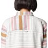 Columbia Womens Blue Point Creek Shirt Jacket(Fig Mindful Stripe)