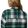 Columbia Womens Blue Point Creek Shirt Jacket(Rain Forest Macro Buffalo Check)