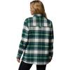 Columbia Womens Blue Point Creek Shirt Jacket(Rain Forest Macro Buffalo Check)