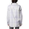 Columbia Womens Blue Point Creek Shirt Jacket(Snowdrift River Crossing Plaid/Mh)