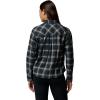 Columbia Womens Blue Point Creek Woven Long Sleeve Shirt(Collegiate Navy Everyday Tartan)