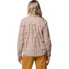 Columbia Womens Blue Point Creek Woven Long Sleeve Shirt(Dark Stone Everyday Tartan)