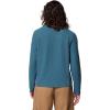 Columbia Womens Brea Falls Grid Crew Long Sleeve(Everblue)