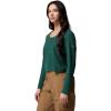 Columbia Women’s Brea Falls Grid Henley Long Sleeve(Rain Forest)