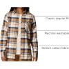 Columbia Women’s Calico Basin Flannel Long Sleeve Shirt(Camel Brown Multiplaid)