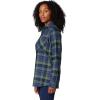 Columbia Women’s Calico Basin Flannel Long Sleeve Shirt(Collegiate Navy Multiplaid)