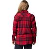 Columbia Women’s Calico Basin Flannel Long Sleeve Shirt(Mountain Red Multiplaid)